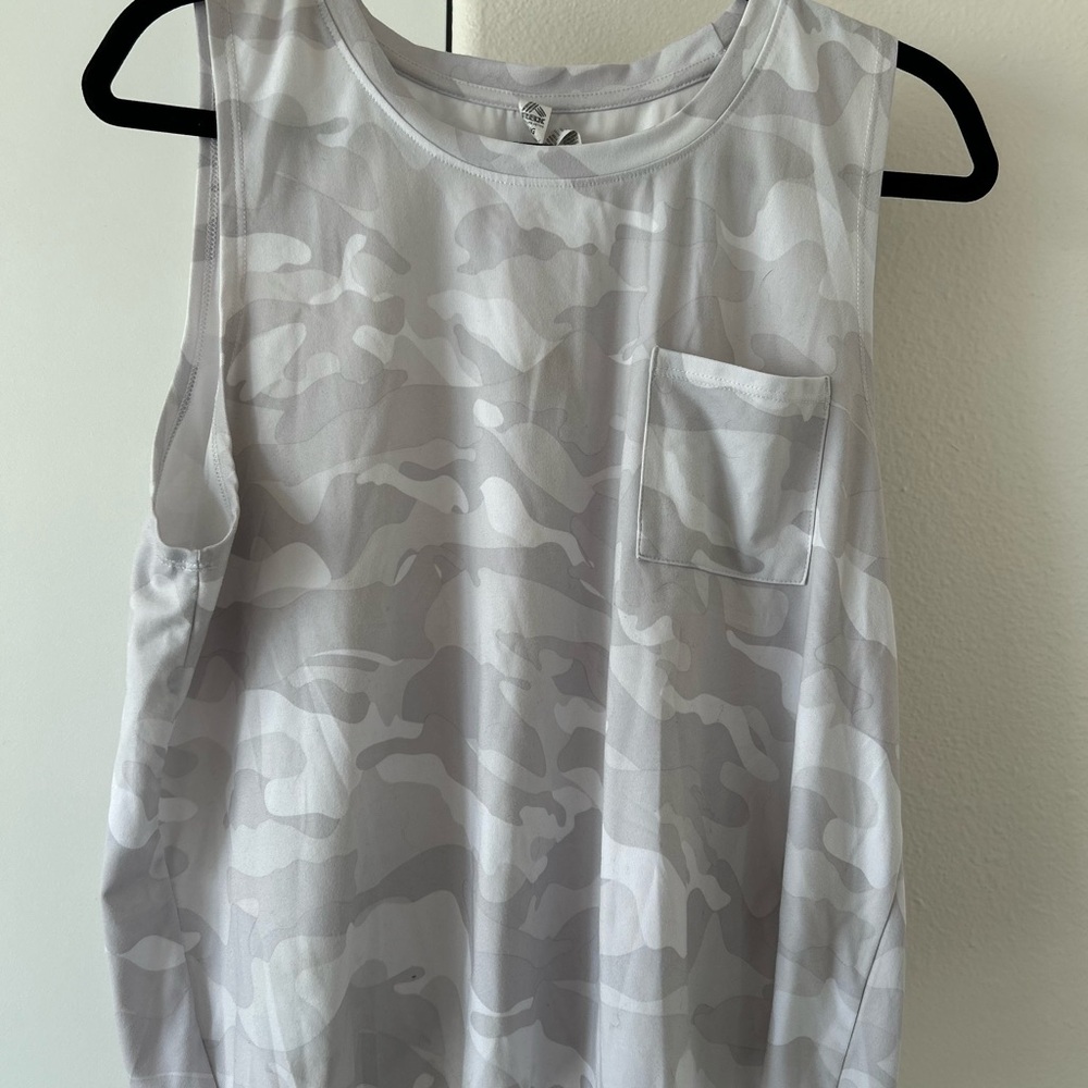 RBX Gray Camouflage Sleeveless Tee